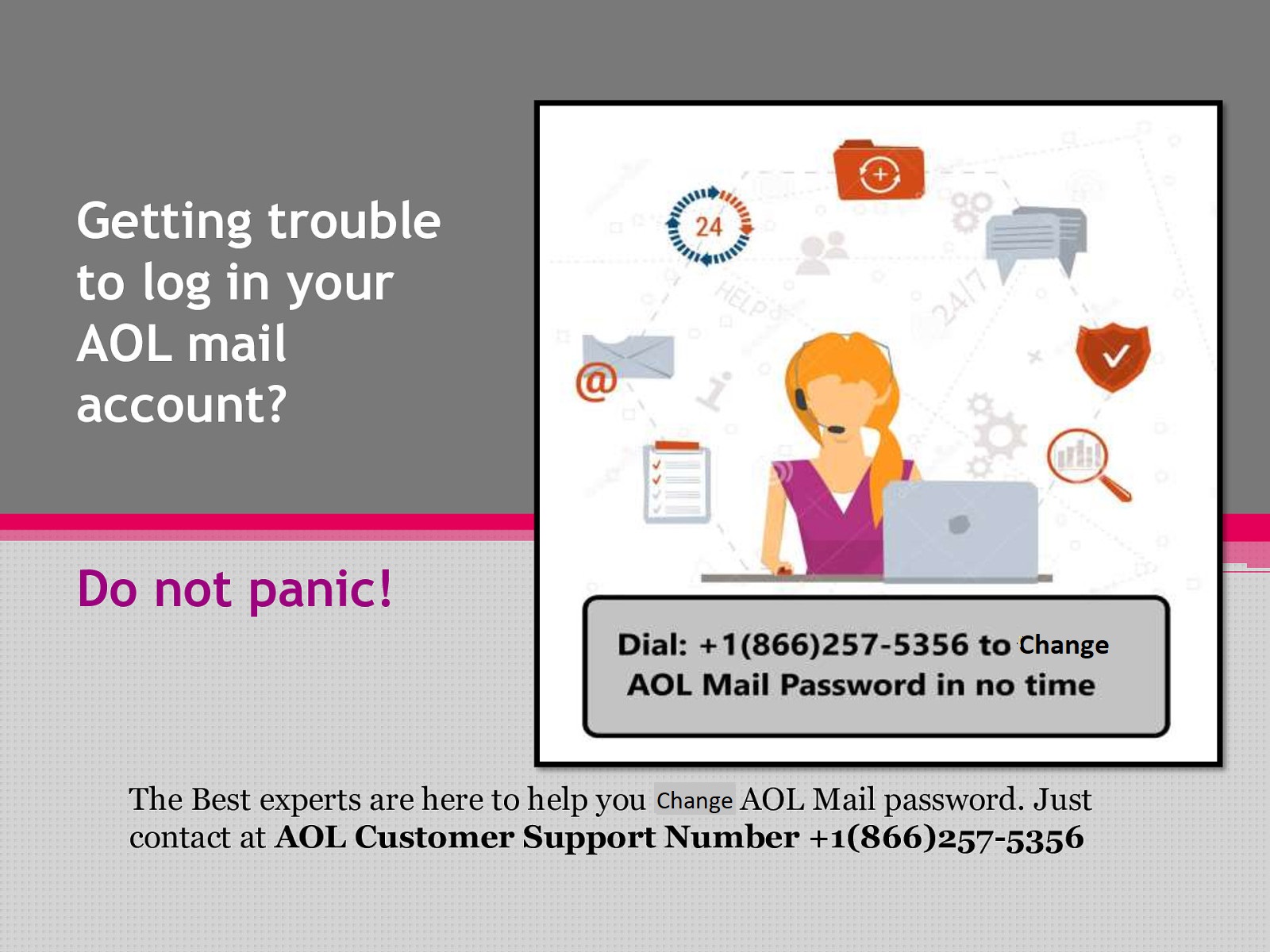 Change AOL Mail Password Dial +1(866) 257-5356