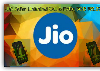 JIO Announced By Latest Free Data Offer & Unlimited Talk time Only Rs.299