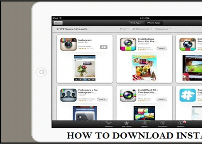 HOW TO DOWNLOAD INSTAGRAM FOR IPAD