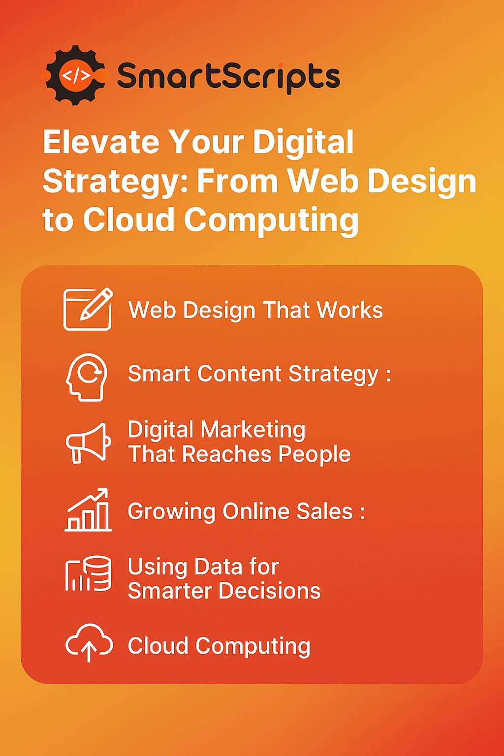 Elevate Your Digital Strategy: From Web Design to Cloud Computing