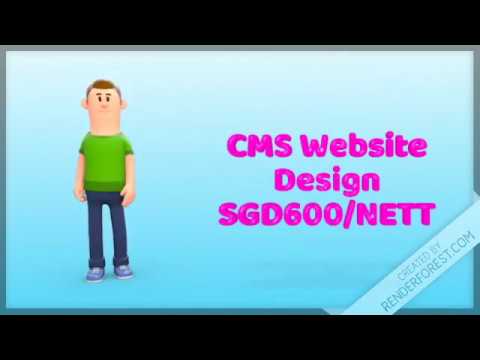 CMS website design SGD600 Singapore