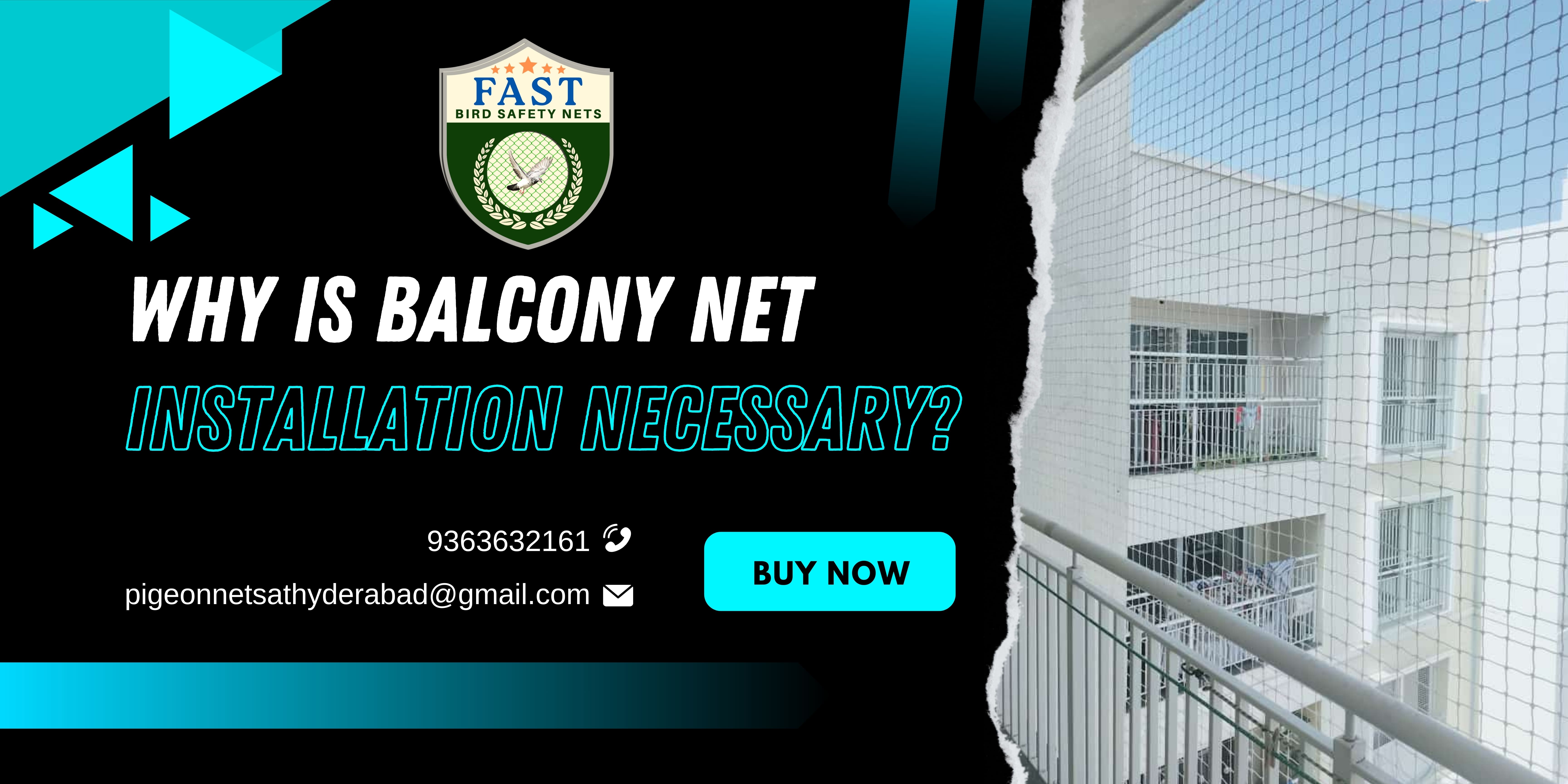 Why Is Balcony Net Installation Necessary?