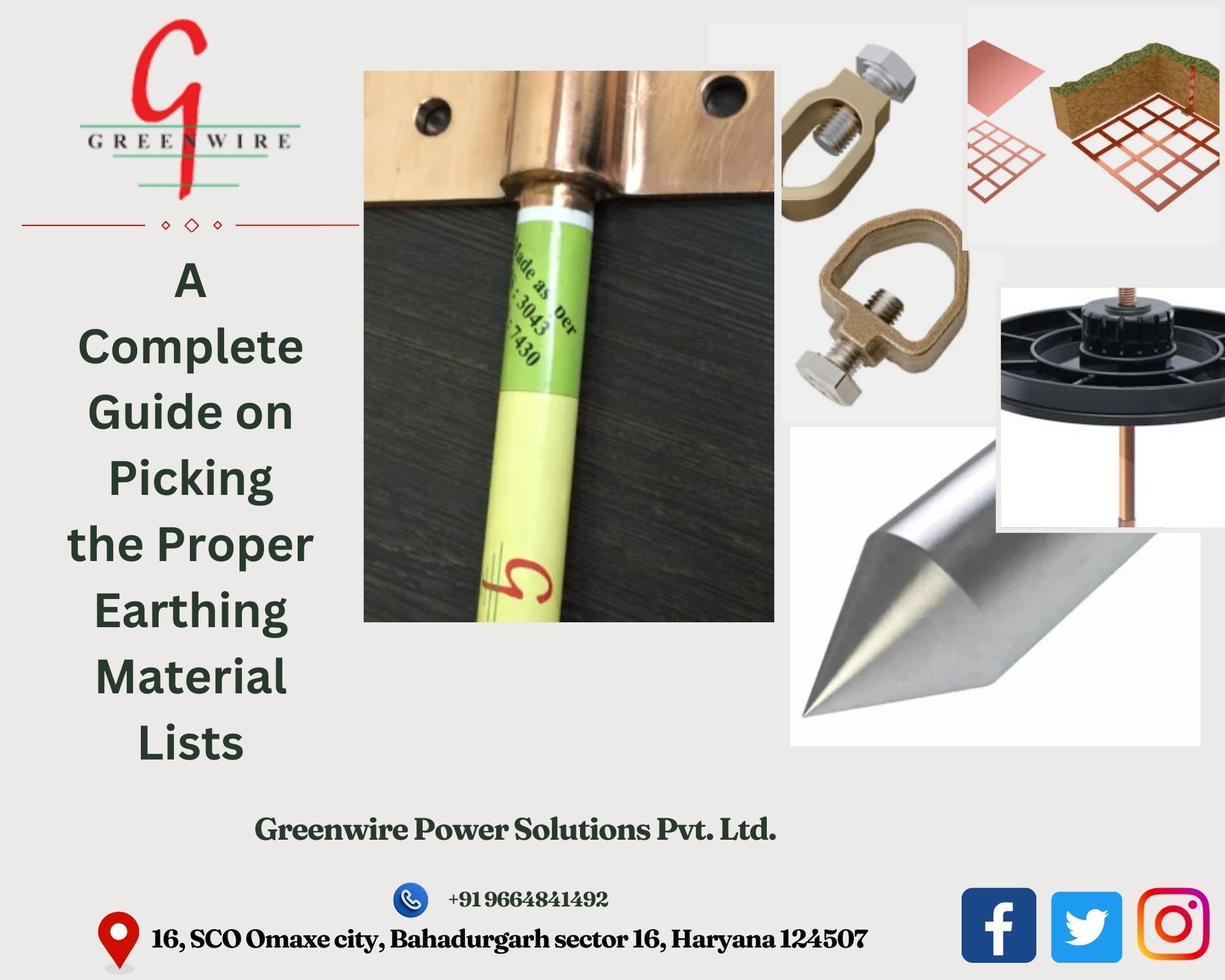 A Complete Guide on Picking the Proper Earthing Material Lists