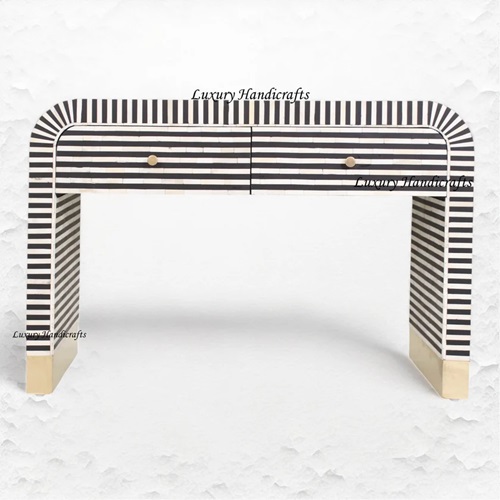 The Beauty and Functionality of Bone Inlay Console Tables
