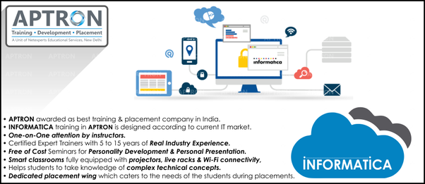 Benefits of Taking up the Informatica Training and Informatica Certifications