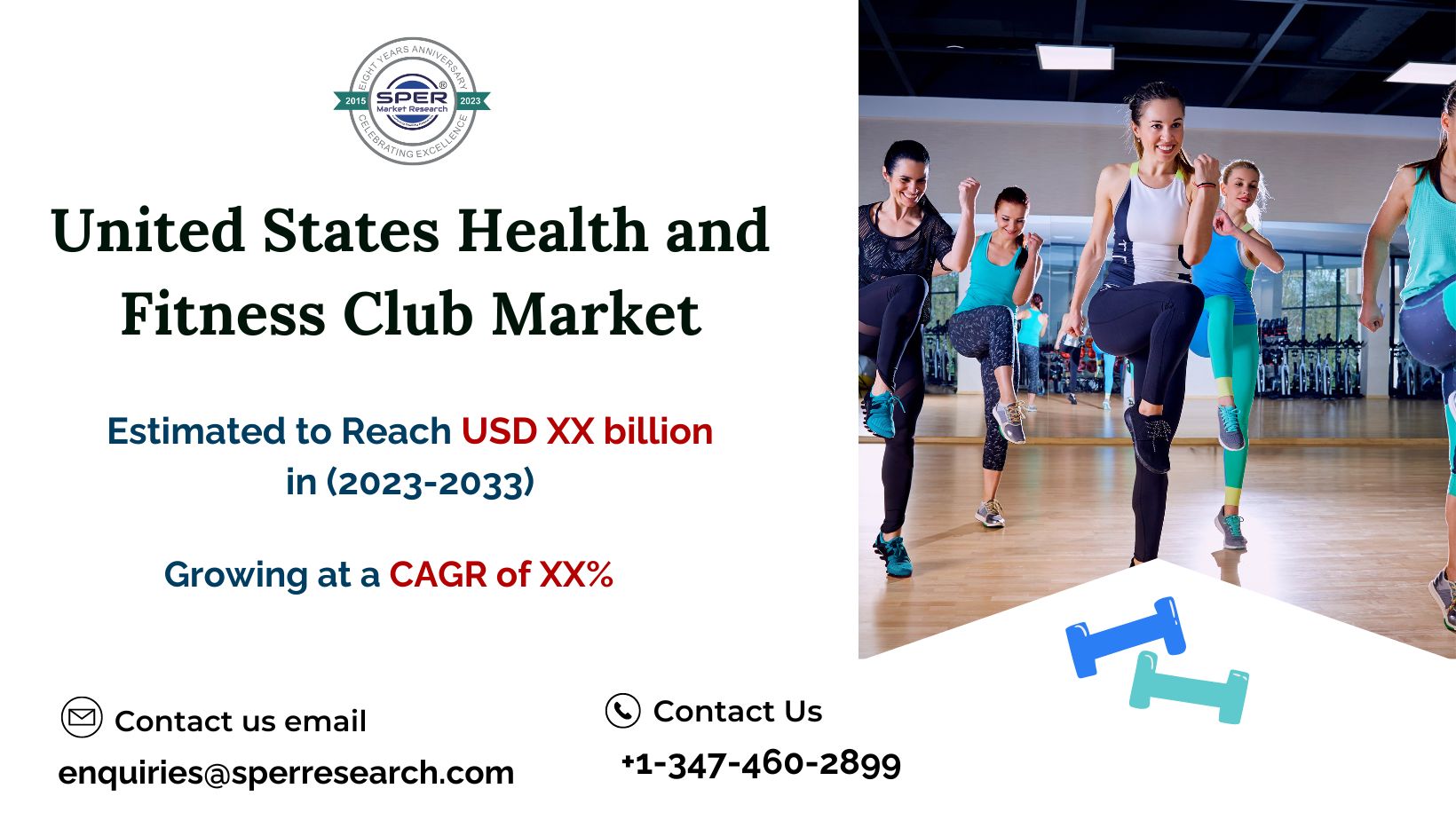 United States Health and Fitness Club Market Trends, Size-Share, Growth, Revenue, Key Players, Challenges, Opportunities and Forecast 2033: SPER Market Research