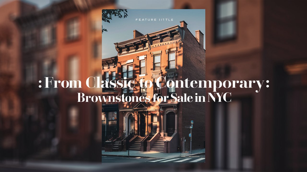 From Classic to Contemporary: Brownstones for Sale in NYC