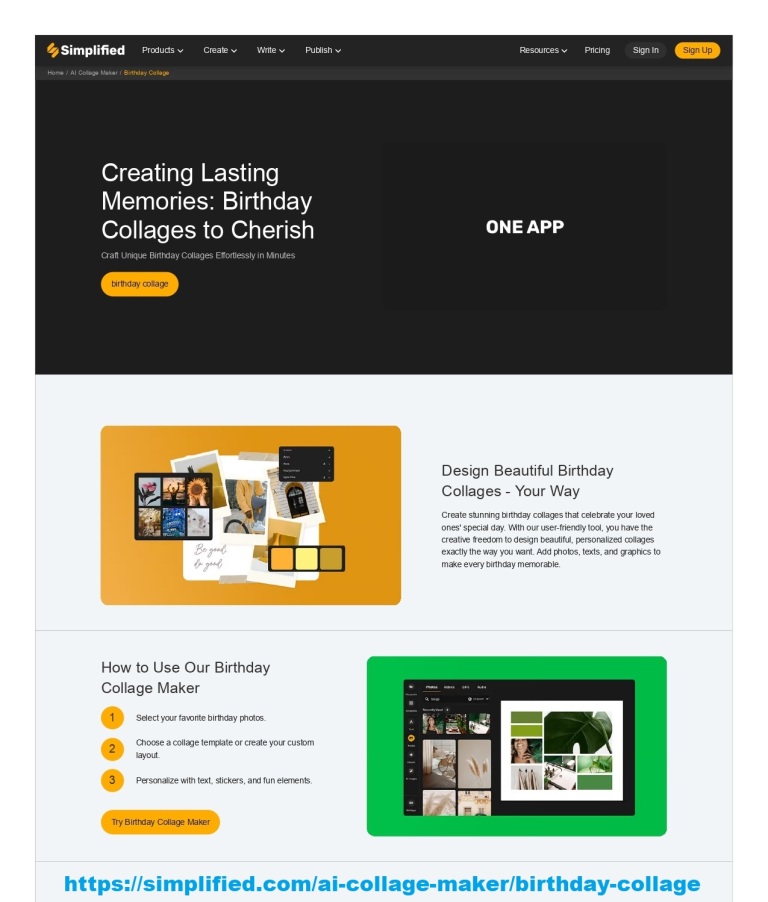 Make Memorable Birthday Collages Online for Free - Preserve Special Moments 