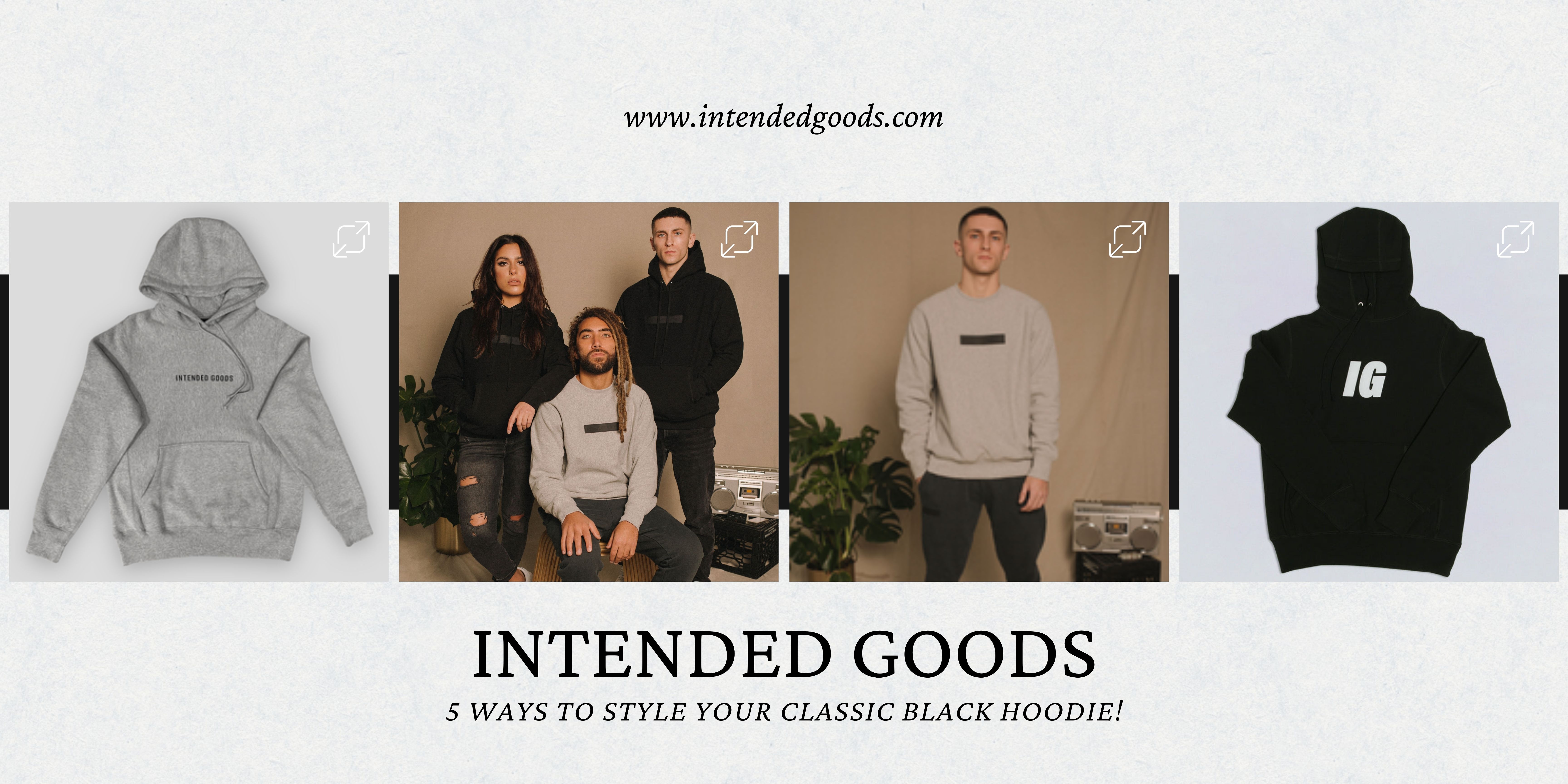 5 Ways to Style Your Classic Black Hoodie!
