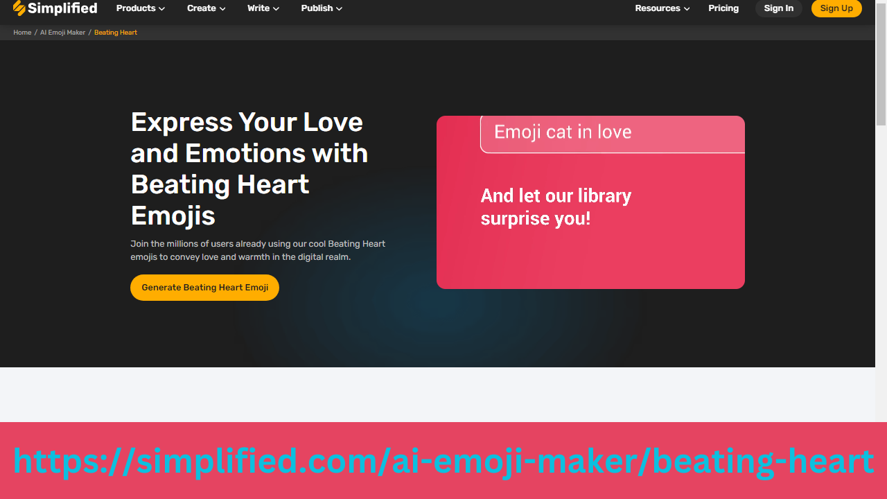  Beating Heart Emoji Maker