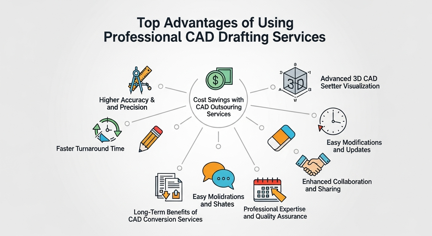 Top Advantages of Using Professional CAD Drafting Services