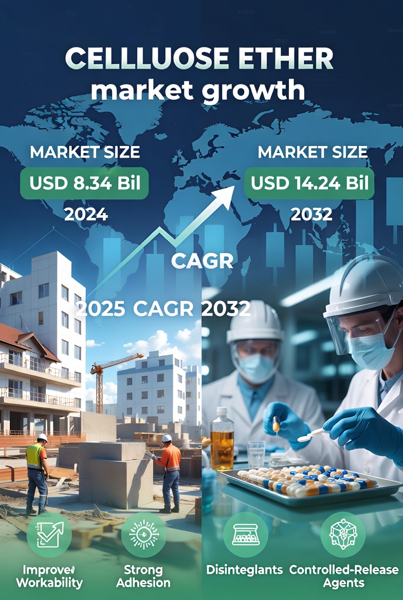 Global Cellulose Ether Market Size, Share and Growth Forecast 2032