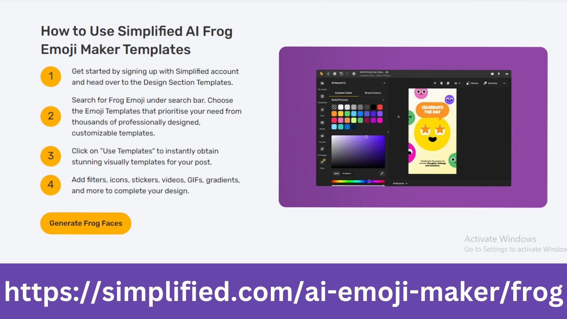 Add a Touch of Nature with Frog Emojis from Simplified AI Emoji Maker Online | 