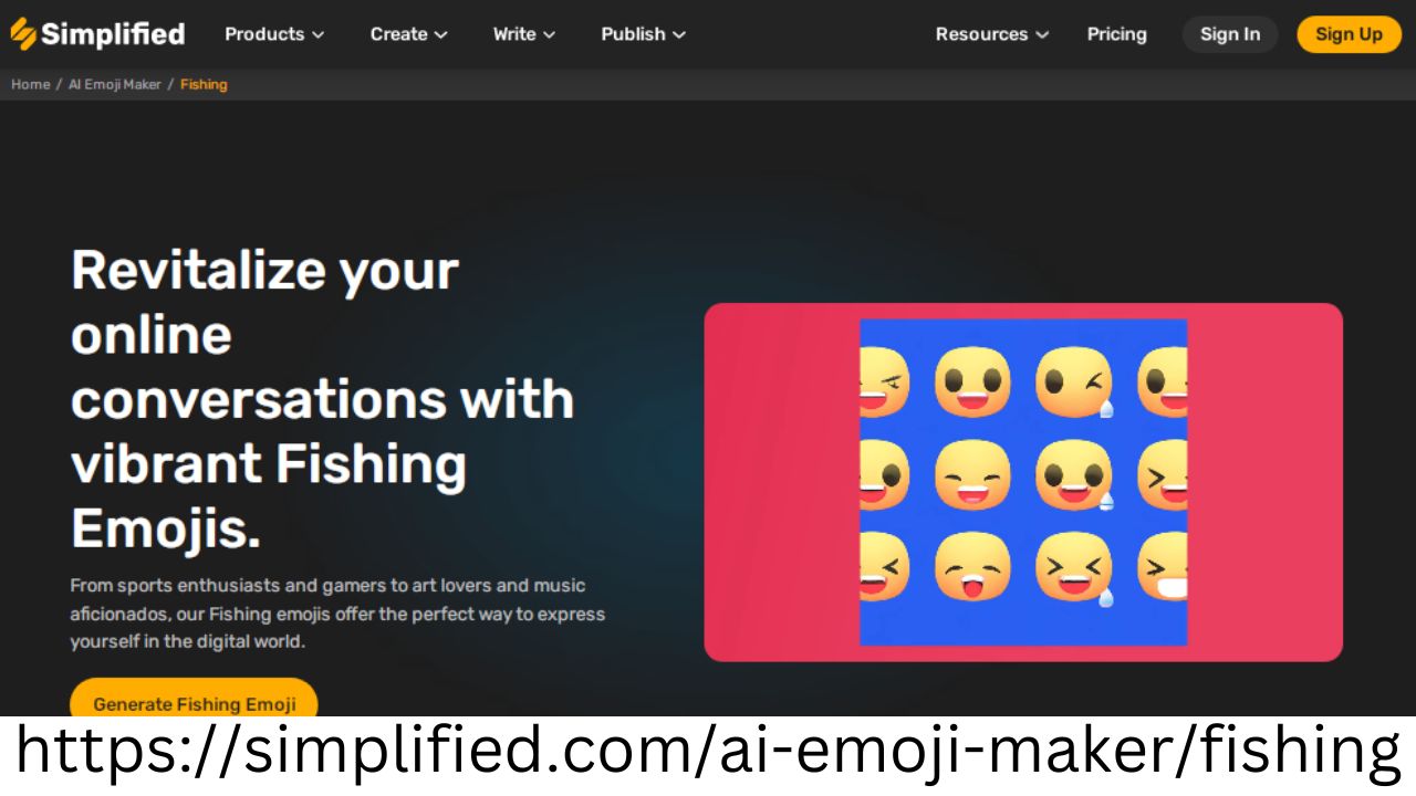 Experience the Magic of Fishing Emojis with Simplified AI Emoji Maker Online |