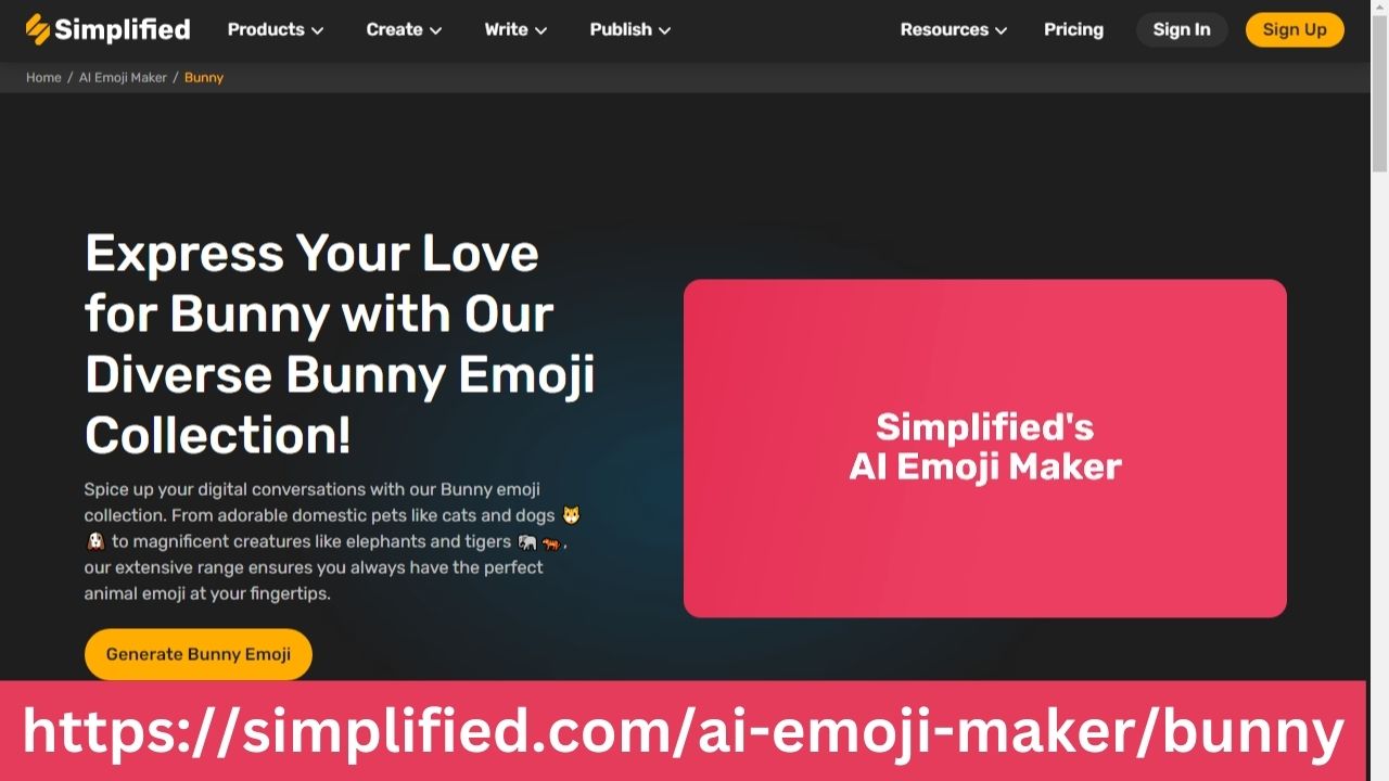Bunny Emoji Maker