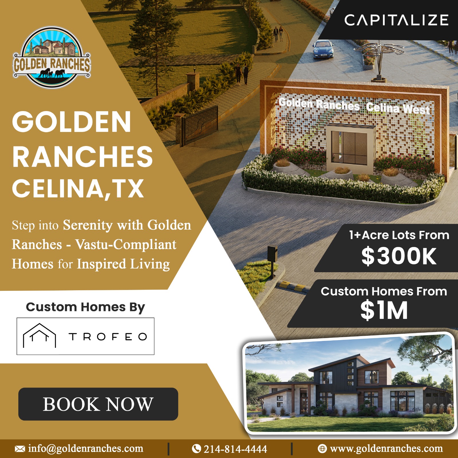 Golden Ranches: A Symphony of Luxury Living in Celina, Texas