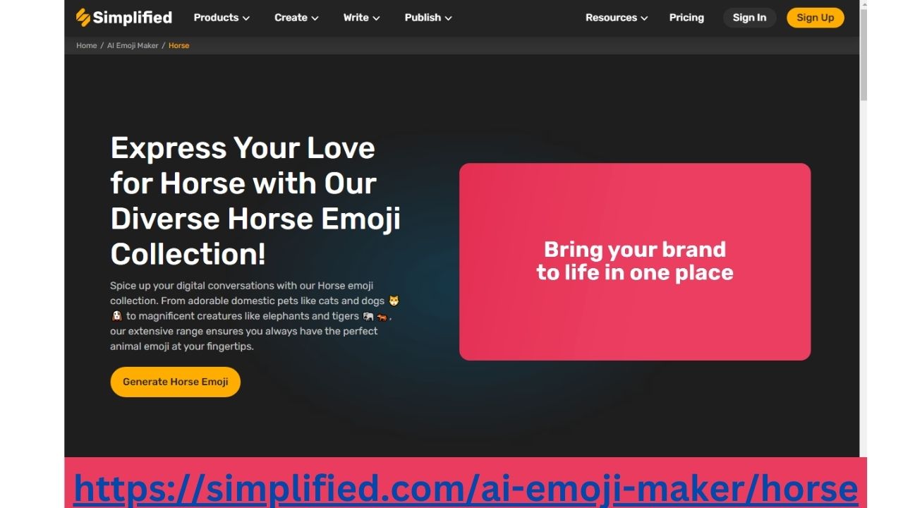 Transform Your Thoughts into Unique Horse Emojis with Simplified AI Emoji Maker