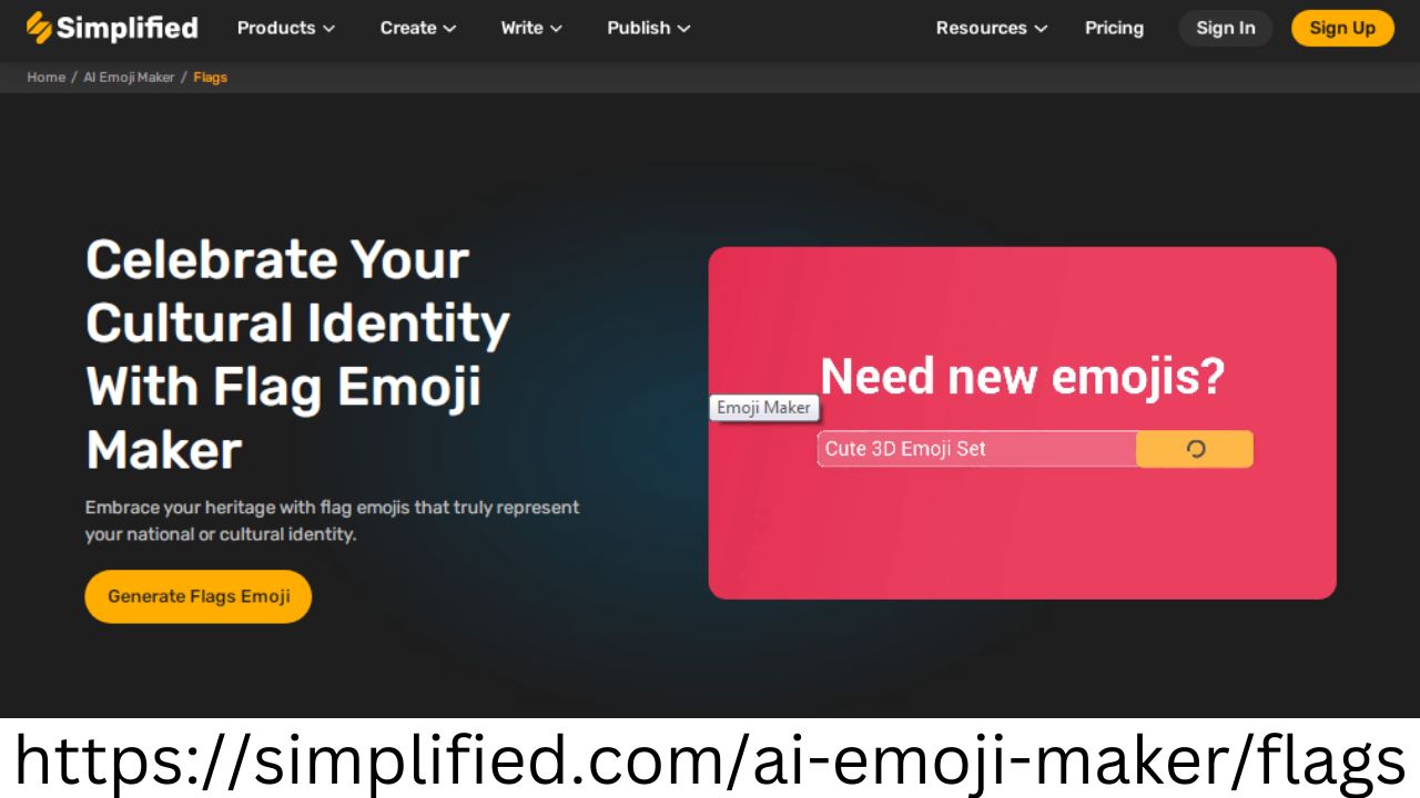 Design Your Own Flags Emojis with Simplified AI Emoji Maker Online |