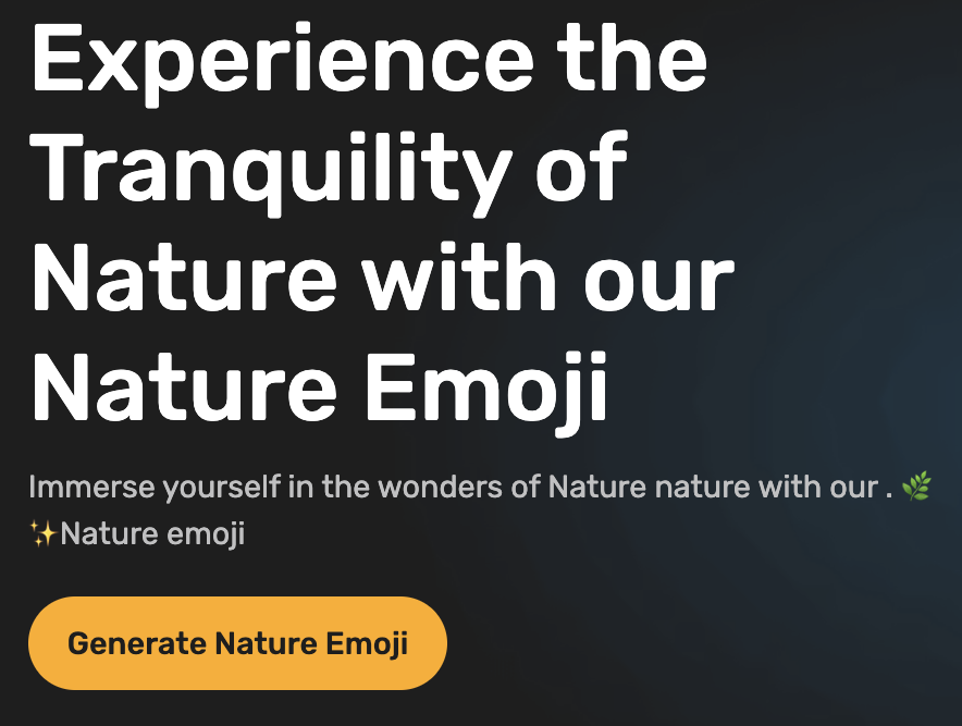 Design Expressive Nature Emojis with AI Emoji Maker Online | Simplified
