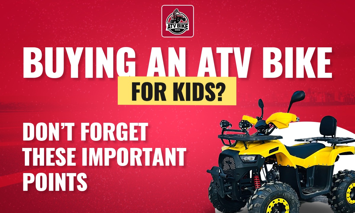 ATV Bikes for Kids: A Thrilling Adventure with Safety in Mind!