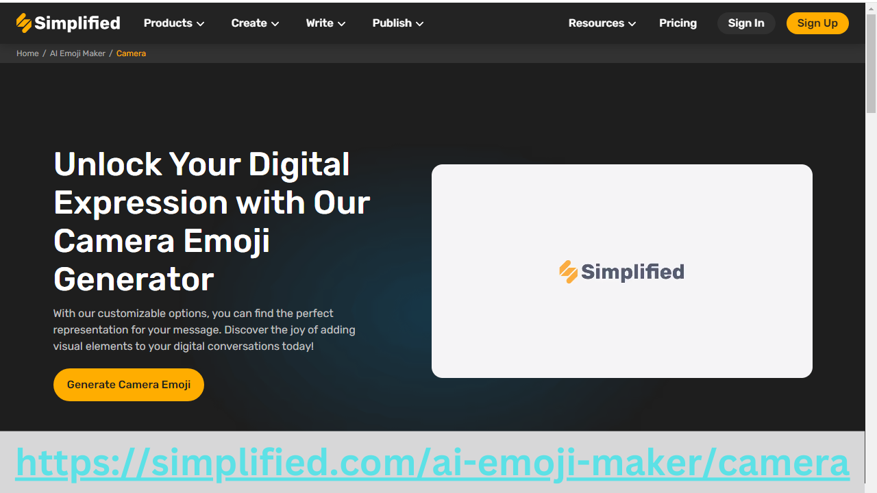Simplified: Design Camera Emojis Online Camera Emoji Maker