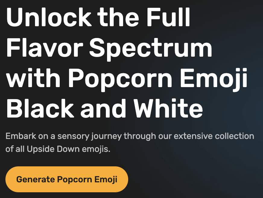 Create Personalized Popcorn Emojis for Free with Simplified Online AI  Popcorn Emoji Maker