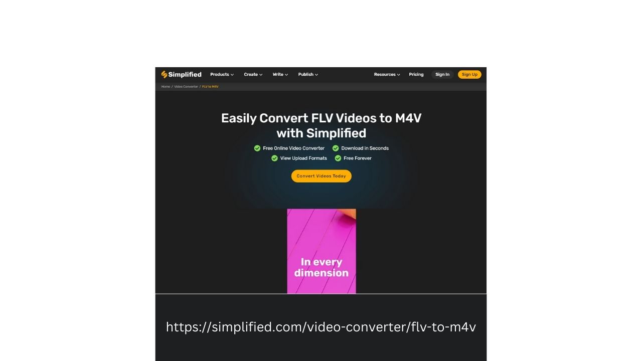 Convert FLV to M4V Online for Free - Simplified Online Tool