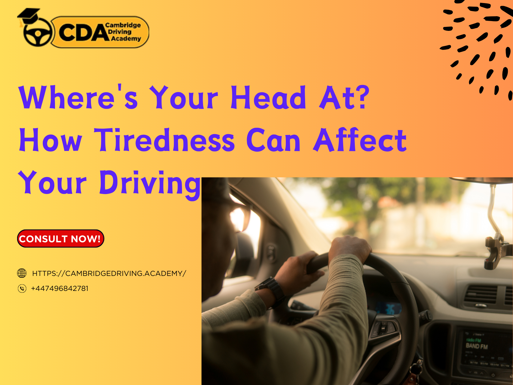 Where's Your Head At? How Tiredness Can Affect Your Driving