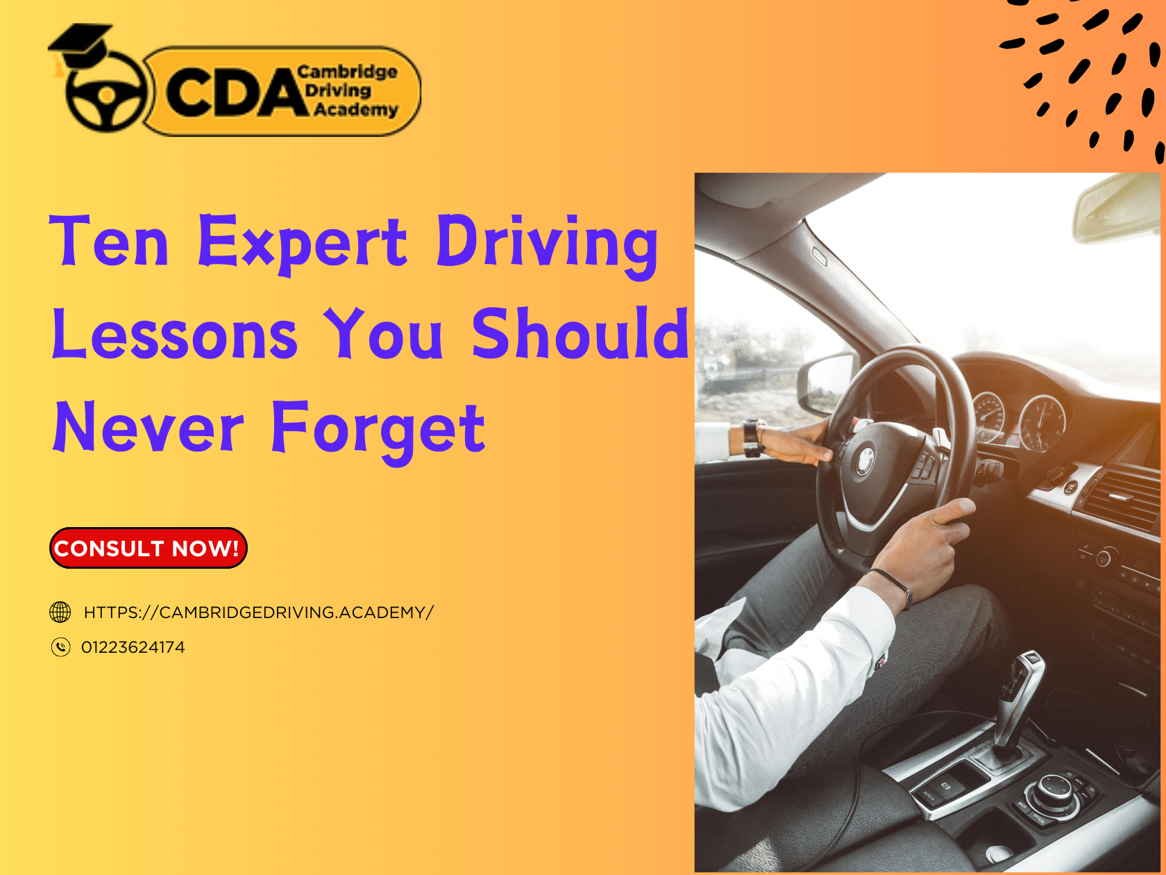 Ten Expert Driving Lessons You Should Never Forget