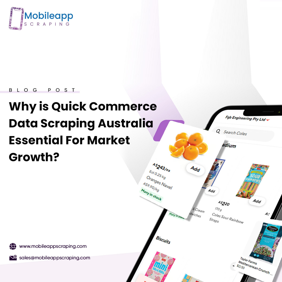 Quick Commerce App Data Scraping Australia For Business Growth