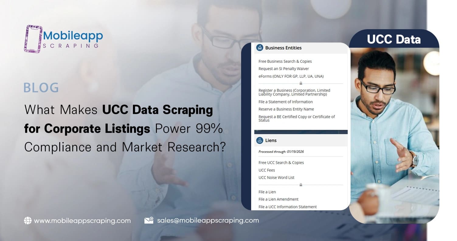 Research Enhanced by UCC Data Scraping for Corporate Listings