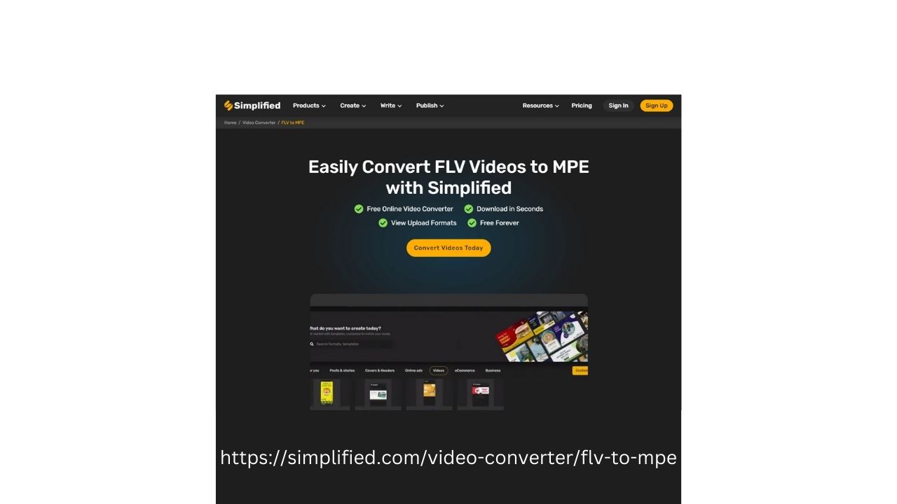 Simplified FLV to MPE Converter - Free Online Conversion