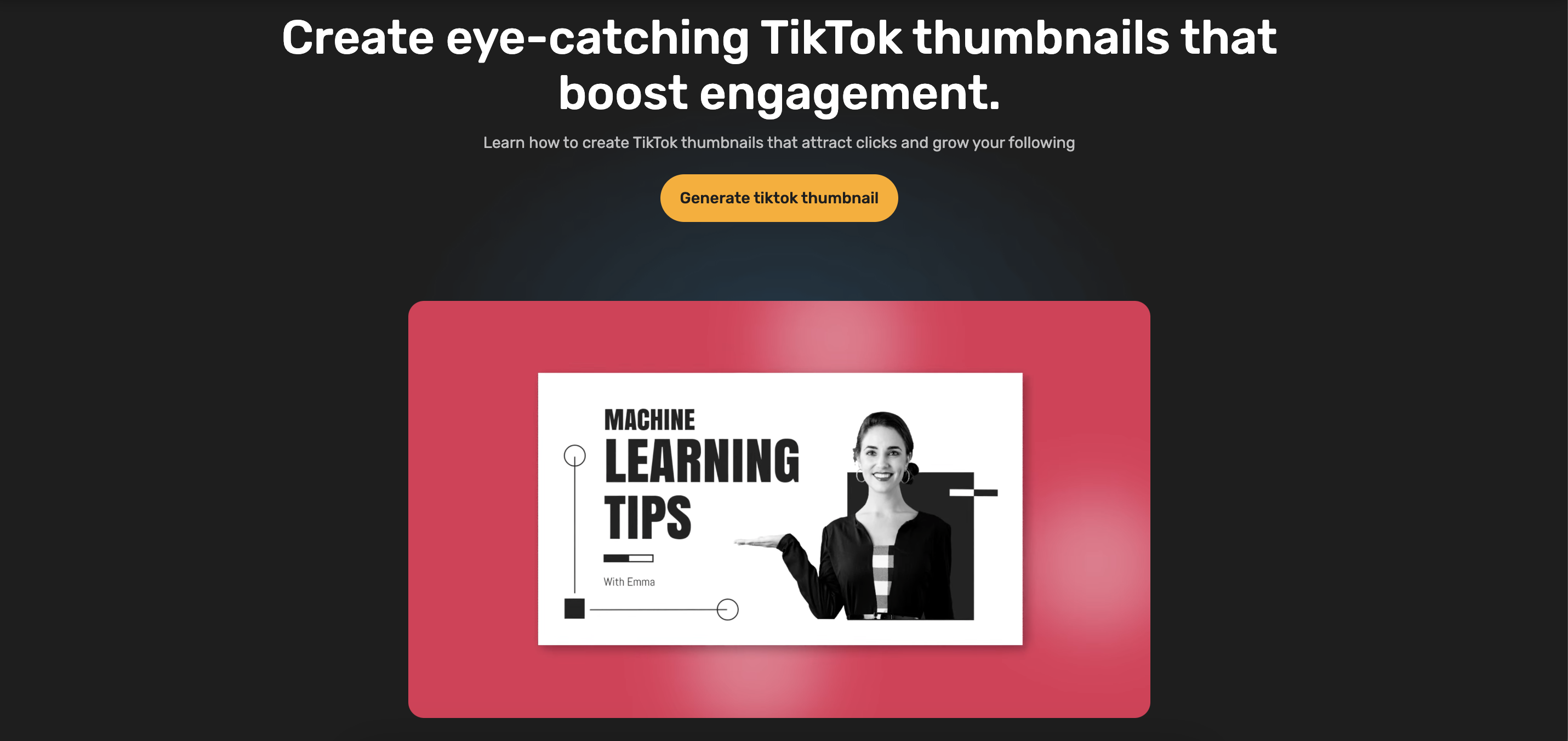 Boost Your TikTok Engagement with Professional Thumbnails - Simplified AI TikTok Thumbnail Maker