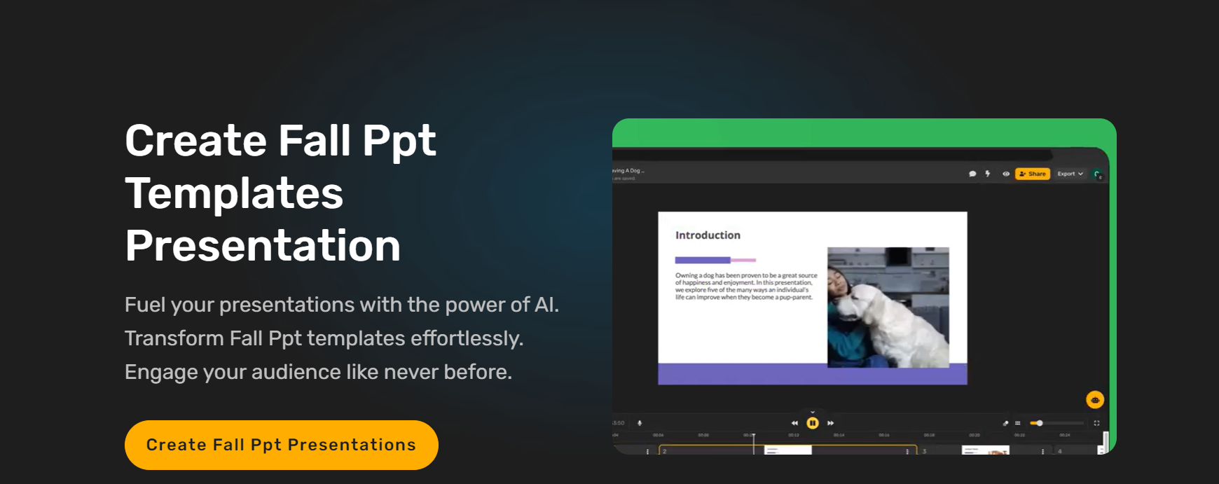 Fall PPT Templates - Create Seasonal Presentations with AI Presentation Maker