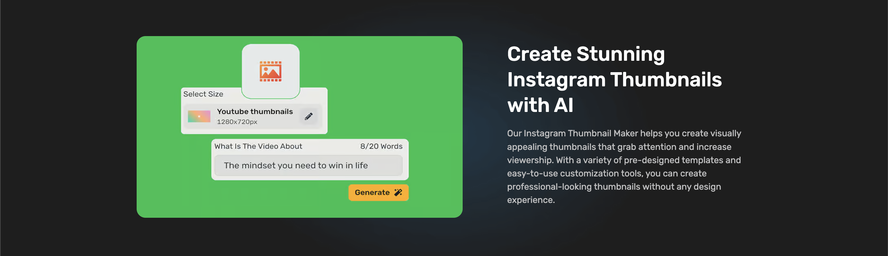 Free Online AI Instagram Thumbnail Maker - Enhance Your Visuals