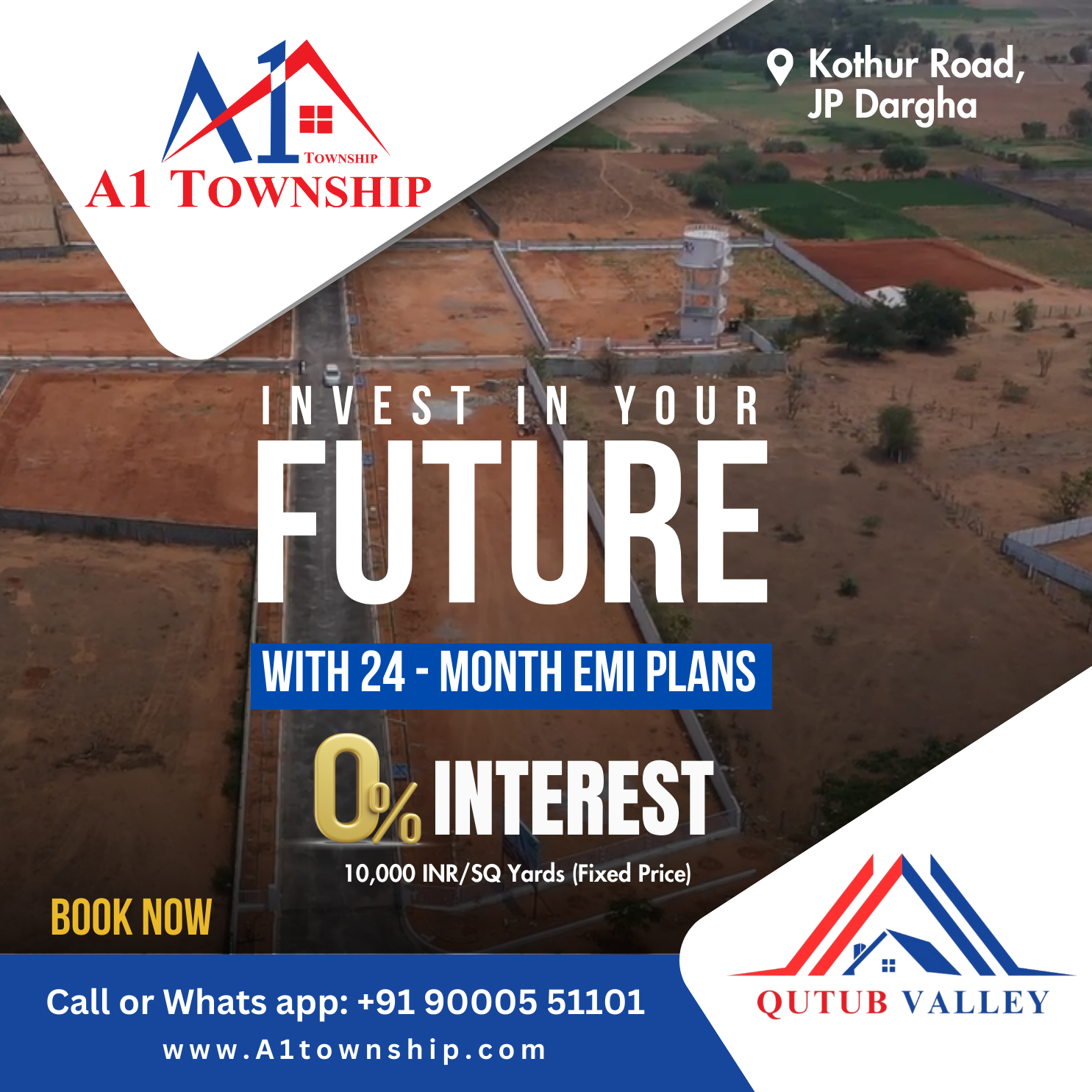 Find Your Dream Plot in Shamshabad, Kothur, and JP Dargha with A1 Township