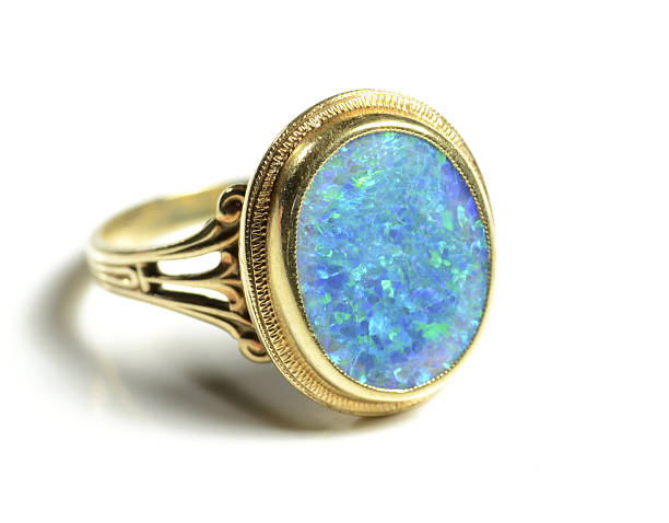 Timeless Elegance in Opal: Stud Earrings Collection