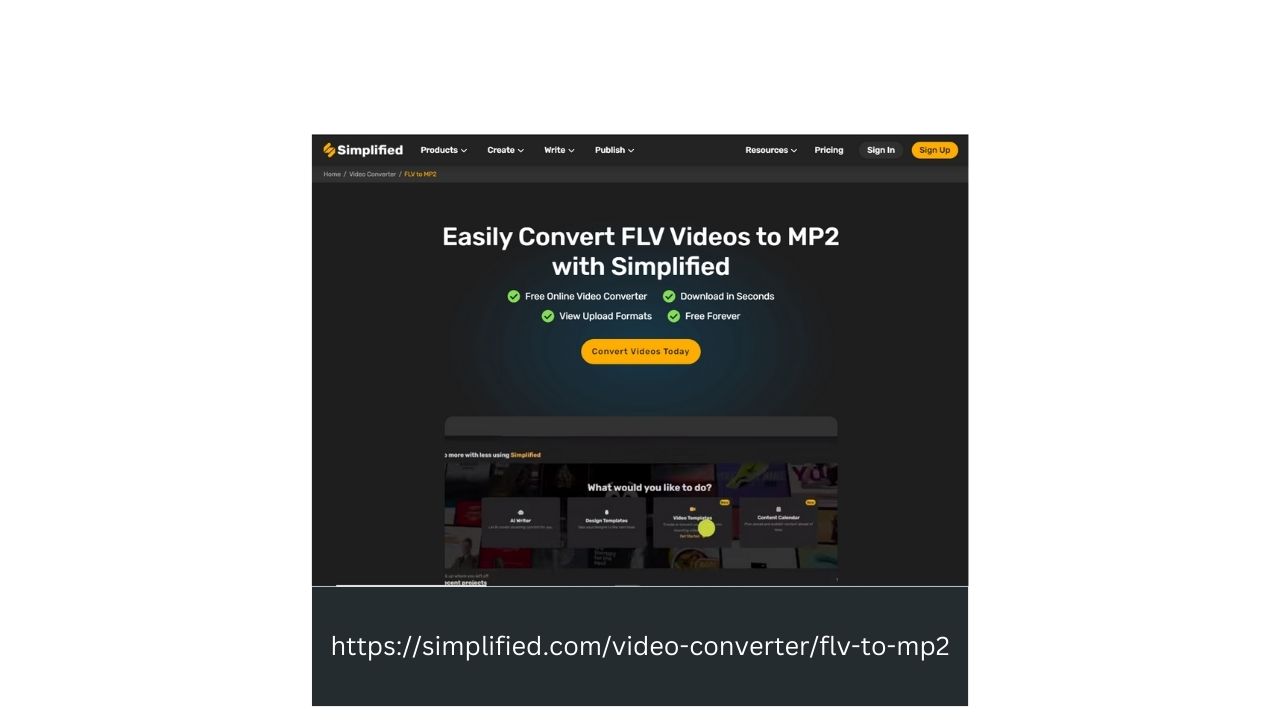 Simplified - Free Online FLV to MP2 Conversion