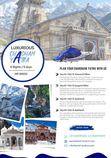 Elevated Holiness: The Most Luxurious Chardham Yatra by Helicopter in 2024