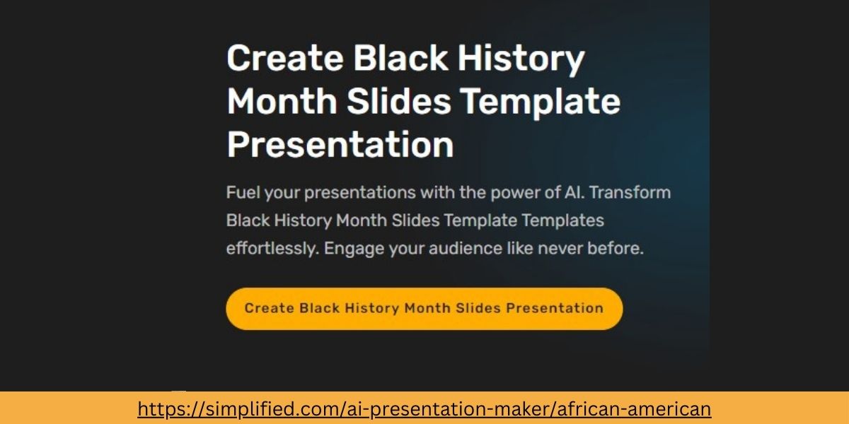Create Black History Month Slides Template Presentation