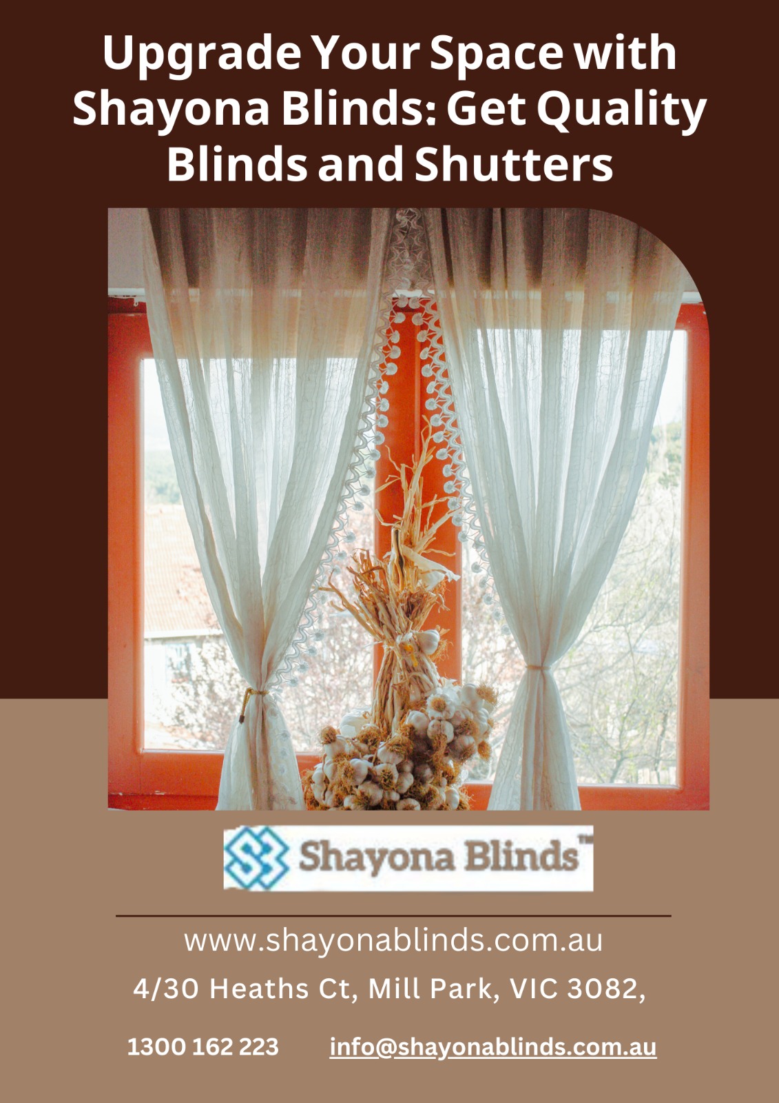  Upgrade Your Space with Shayona Blinds: Get Quality Blinds and Shutters 
