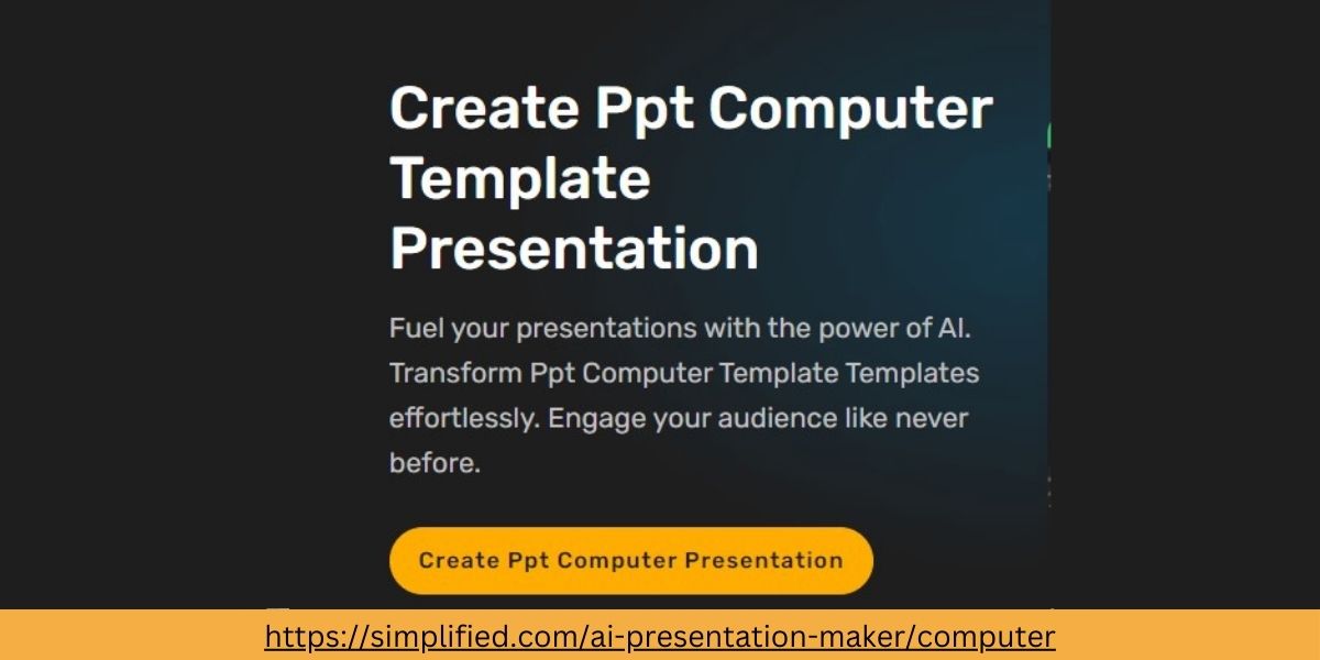 Create Ppt Computer Template Presentation