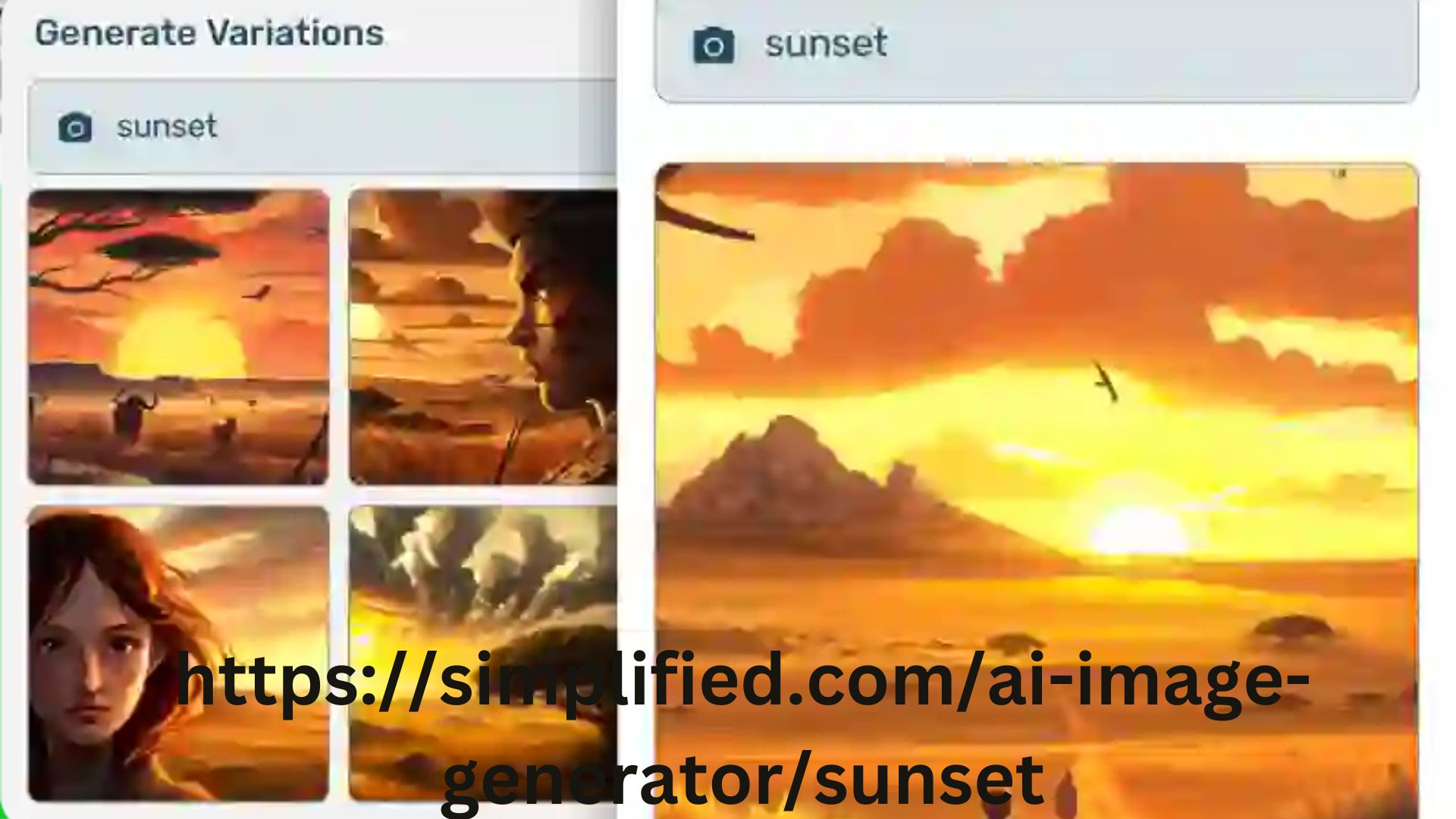 AI Sunset Image Generator: Create Stunning Sunset Sceneries