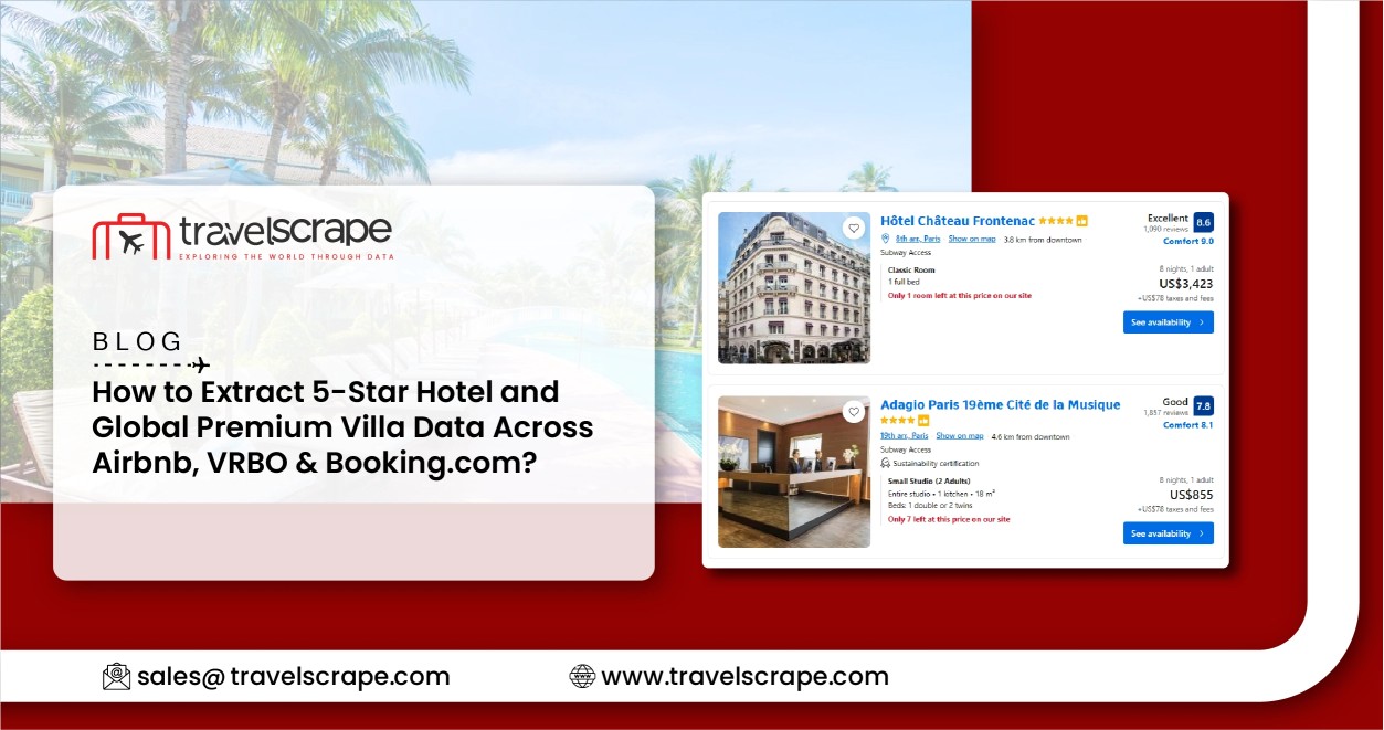 Extract 5-Star Hotel and Global Premium Villa Data