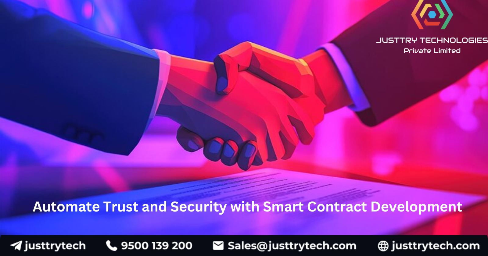 Transform Your Business with Smart Contract Development Services by Justtry Technologies