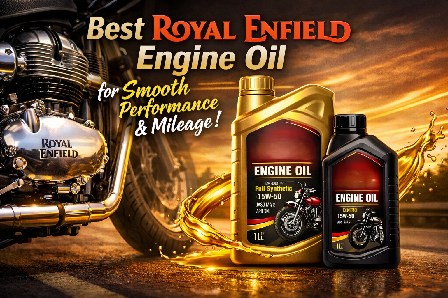 Best Royal Enfield Engine Oil for Smooth Performance & Mileage