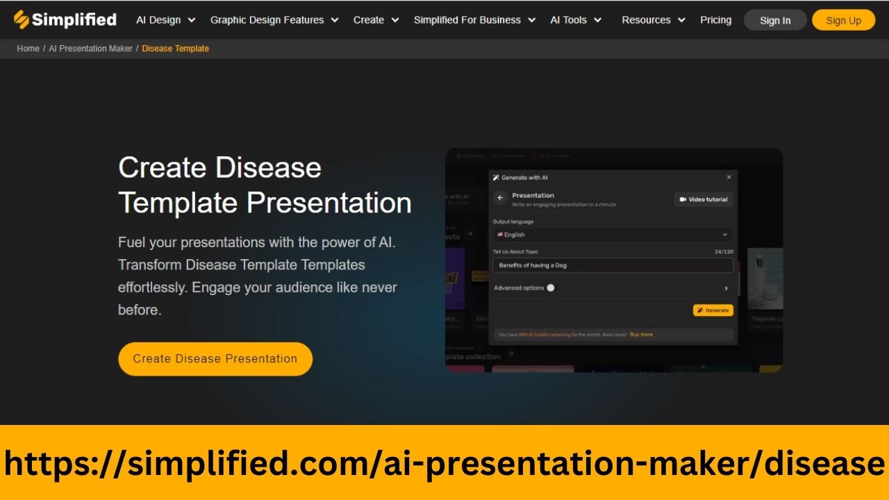 Design Professional Disease Template Presentation Online