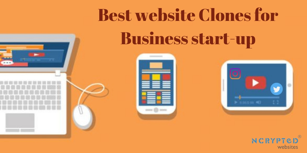 Ncrypted's website clones to kick-start business start-up