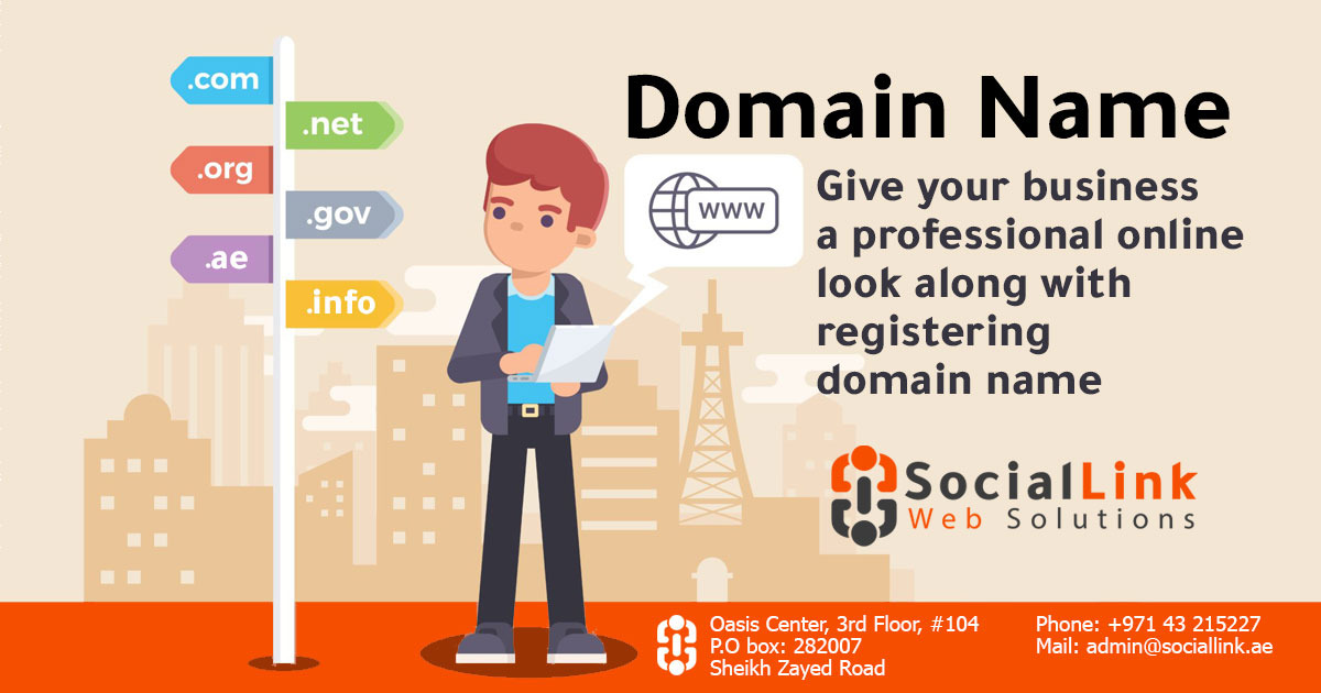 Best Domain Registrar in Dubai | Social Link