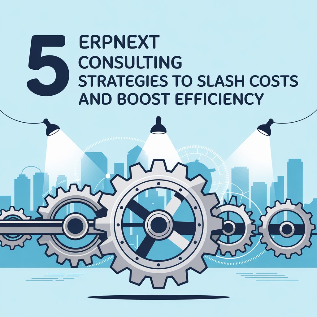 5 ERPNext Consulting Strategies to Slash Costs and Boost Efficiency
